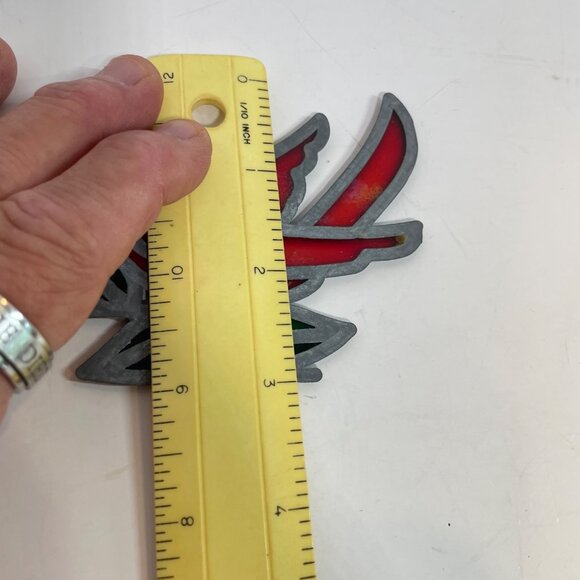 Stained Glass Cardinal & Mallard Duck Suncatchers Nature-Inspired Decor Handcraf - Picture 9 of 13